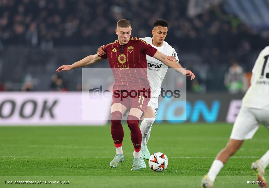 Eintracht Frankfurt, AS Roma, EL, Europa League, UEFA Europa League, UEFA, Voetball, Sport, Le Football, Germany, Futbol, Fotball, Fussball, Deutschland, DFL, DFB, Calcio, 2024/25, Saison 2024/2025 - Bild-ID: 1057550 Eintracht Frankfurt, AS Roma, EL, Europa League, UEFA Europa League, UEFA, Voetball, Sport, Le Football, Germany, Futbol, Fotball, Fussball, Deutschland, DFL, DFB, Calcio, 2024/25, Saison 2024/2025 - Bild-ID: 1057550