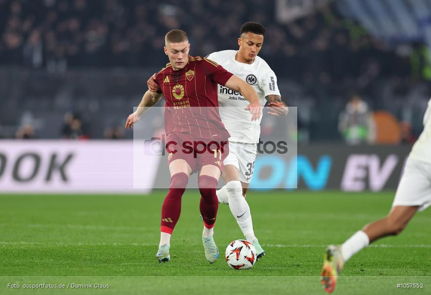Eintracht Frankfurt, AS Roma, EL, Europa League, UEFA Europa League, UEFA, Voetball, Sport, Le Football, Germany, Futbol, Fotball, Fussball, Deutschland, DFL, DFB, Calcio, 2024/25, Saison 2024/2025 - Bild-ID: 1057552 Eintracht Frankfurt, AS Roma, EL, Europa League, UEFA Europa League, UEFA, Voetball, Sport, Le Football, Germany, Futbol, Fotball, Fussball, Deutschland, DFL, DFB, Calcio, 2024/25, Saison 2024/2025 - Bild-ID: 1057552