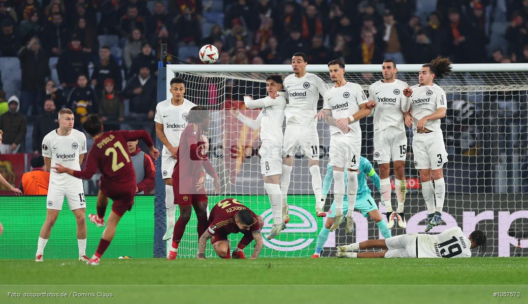 Eintracht Frankfurt, AS Roma, EL, Europa League, UEFA Europa League, UEFA, Voetball, Sport, Le Football, Germany, Futbol, Fotball, Fussball, Deutschland, DFL, DFB, Calcio, 2024/25, Saison 2024/2025 - Bild-ID: 1057572 Eintracht Frankfurt, AS Roma, EL, Europa League, UEFA Europa League, UEFA, Voetball, Sport, Le Football, Germany, Futbol, Fotball, Fussball, Deutschland, DFL, DFB, Calcio, 2024/25, Saison 2024/2025 - Bild-ID: 1057572