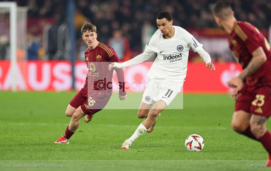 Eintracht Frankfurt, AS Roma, EL, Europa League, UEFA Europa League, UEFA, Voetball, Sport, Le Football, Germany, Futbol, Fotball, Fussball, Deutschland, DFL, DFB, Calcio, 2024/25, Saison 2024/2025 - Bild-ID: 1057595 Eintracht Frankfurt, AS Roma, EL, Europa League, UEFA Europa League, UEFA, Voetball, Sport, Le Football, Germany, Futbol, Fotball, Fussball, Deutschland, DFL, DFB, Calcio, 2024/25, Saison 2024/2025 - Bild-ID: 1057595