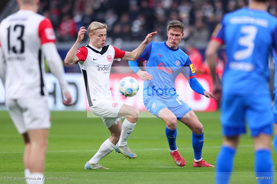 Holstein Kiel, Eintracht Frankfurt, Bundesliga, Voetball, Sport, Le Football, Germany, Futbol, Fotball, Fussball, Deutschland, DFL, DFB, Calcio, 2024/25, Saison 2024/2025 - Bild-ID: 1057931