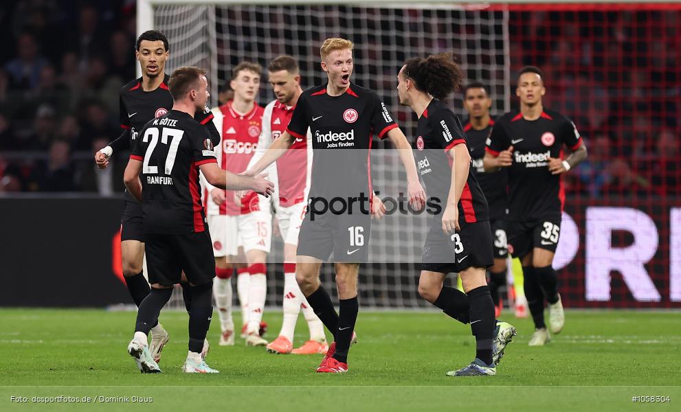 Eintracht Frankfurt, AFC Ajax Amsterdam, EL, Europa League, UEFA Europa League, UEFA, Voetball, Sport, Le Football, Germany, Futbol, Fotball, Fussball, Deutschland, DFL, DFB, Calcio, 2024/25, Saison 2024/2025 - Bild-ID: 1058304