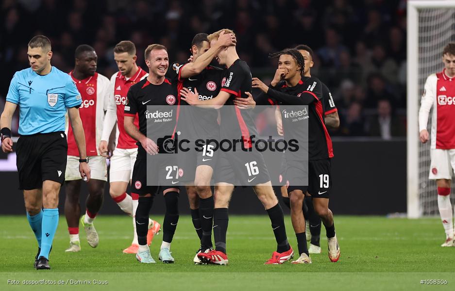 Eintracht Frankfurt, AFC Ajax Amsterdam, EL, Europa League, UEFA Europa League, UEFA, Voetball, Sport, Le Football, Germany, Futbol, Fotball, Fussball, Deutschland, DFL, DFB, Calcio, 2024/25, Saison 2024/2025 - Bild-ID: 1058306 Eintracht Frankfurt, AFC Ajax Amsterdam, EL, Europa League, UEFA Europa League, UEFA, Voetball, Sport, Le Football, Germany, Futbol, Fotball, Fussball, Deutschland, DFL, DFB, Calcio, 2024/25, Saison 2024/2025 - Bild-ID: 1058306