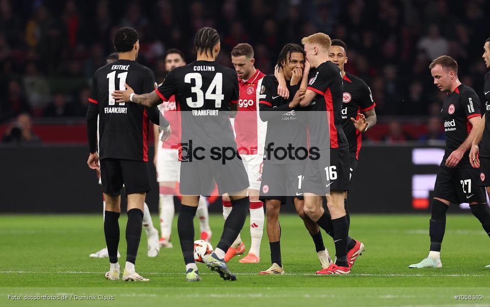 Eintracht Frankfurt, AFC Ajax Amsterdam, EL, Europa League, UEFA Europa League, UEFA, Voetball, Sport, Le Football, Germany, Futbol, Fotball, Fussball, Deutschland, DFL, DFB, Calcio, 2024/25, Saison 2024/2025 - Bild-ID: 1058310