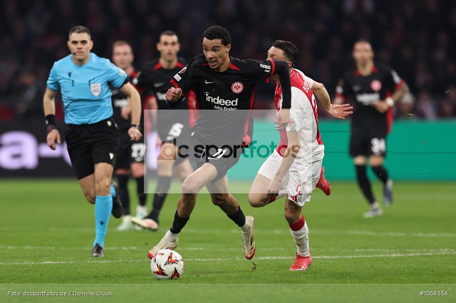 Eintracht Frankfurt, AFC Ajax Amsterdam, EL, Europa League, UEFA Europa League, UEFA, Voetball, Sport, Le Football, Germany, Futbol, Fotball, Fussball, Deutschland, DFL, DFB, Calcio, 2024/25, Saison 2024/2025 - Bild-ID: 1058354