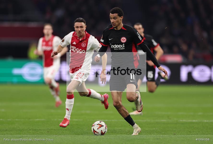 Eintracht Frankfurt, AFC Ajax Amsterdam, EL, Europa League, UEFA Europa League, UEFA, Voetball, Sport, Le Football, Germany, Futbol, Fotball, Fussball, Deutschland, DFL, DFB, Calcio, 2024/25, Saison 2024/2025 - Bild-ID: 1058358