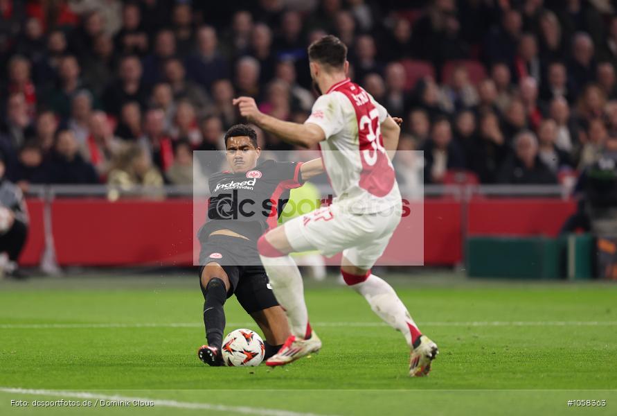 Eintracht Frankfurt, AFC Ajax Amsterdam, EL, Europa League, UEFA Europa League, UEFA, Voetball, Sport, Le Football, Germany, Futbol, Fotball, Fussball, Deutschland, DFL, DFB, Calcio, 2024/25, Saison 2024/2025 - Bild-ID: 1058363