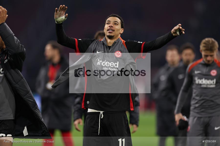 Eintracht Frankfurt, AFC Ajax Amsterdam, EL, Europa League, UEFA Europa League, UEFA, Voetball, Sport, Le Football, Germany, Futbol, Fotball, Fussball, Deutschland, DFL, DFB, Calcio, 2024/25, Saison 2024/2025 - Bild-ID: 1058389 Eintracht Frankfurt, AFC Ajax Amsterdam, EL, Europa League, UEFA Europa League, UEFA, Voetball, Sport, Le Football, Germany, Futbol, Fotball, Fussball, Deutschland, DFL, DFB, Calcio, 2024/25, Saison 2024/2025 - Bild-ID: 1058389