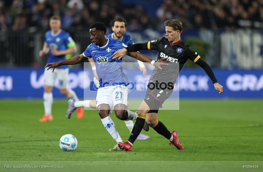 Karlsruher SC, SV Darmstadt 98, 2. Liga, 2. Bundesliga, Bundesliga, Liga, Voetball, Sport, Le Football, Germany, Futbol, Fotball, Fussball, Deutschland, DFL, DFB, Calcio, 2024/25, Saison 2024/2025 - Bild-ID: 1058424 Karlsruher SC, SV Darmstadt 98, 2. Liga, 2. Bundesliga, Bundesliga, Liga, Voetball, Sport, Le Football, Germany, Futbol, Fotball, Fussball, Deutschland, DFL, DFB, Calcio, 2024/25, Saison 2024/2025 - Bild-ID: 1058424