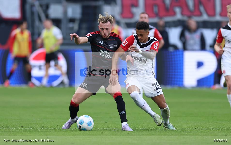 1. FC Union Berlin, Eintracht Frankfurt, Bundesliga, Voetball, Sport, Le Football, Germany, Futbol, Fotball, Fussball, Deutschland, DFL, DFB, Calcio, 2024/25, Saison 2024/2025 - Bild-ID: 1058562
