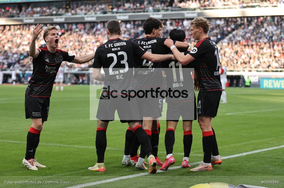 1. FC Union Berlin, Eintracht Frankfurt, Bundesliga, Voetball, Sport, Le Football, Germany, Futbol, Fotball, Fussball, Deutschland, DFL, DFB, Calcio, 2024/25, Saison 2024/2025 - Bild-ID: 1058590