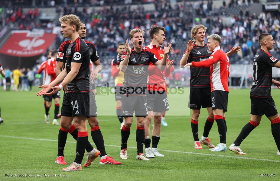 1. FC Union Berlin, Eintracht Frankfurt, Bundesliga, Voetball, Sport, Le Football, Germany, Futbol, Fotball, Fussball, Deutschland, DFL, DFB, Calcio, 2024/25, Saison 2024/2025 - Bild-ID: 1058625