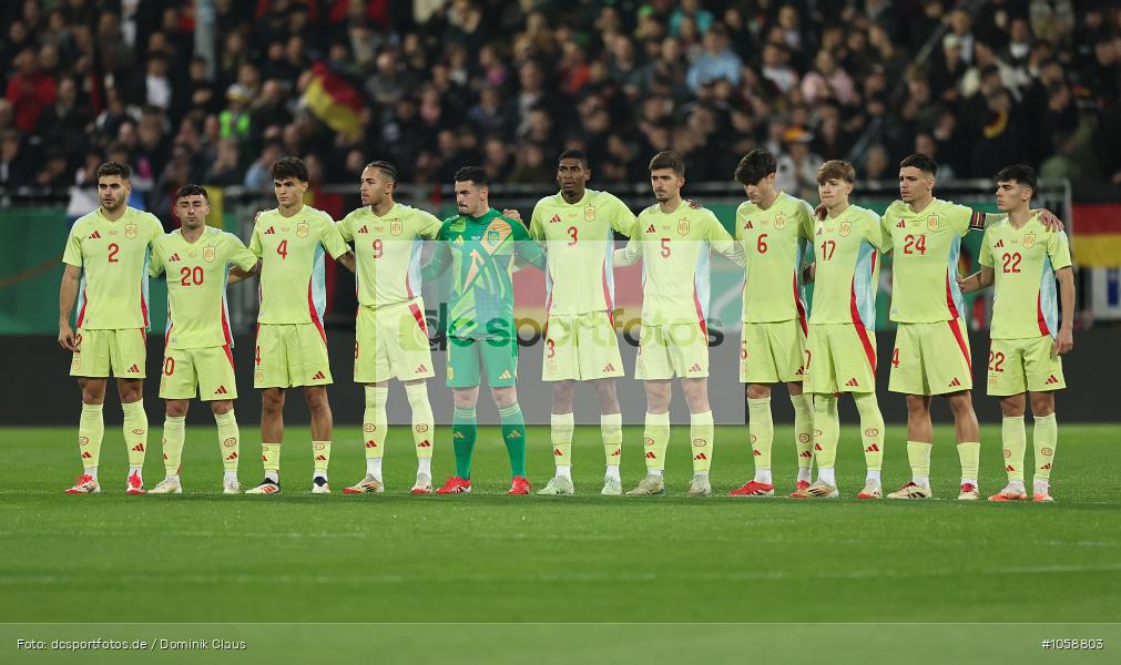 Spanien U21, Deutschland U21, U21, Freundschaftsspiel, UEFA, Voetball, Sport, Le Football, Germany, Futbol, Fotball, Fussball, Deutschland, DFL, DFB, Calcio, 2024/25, Saison 2024/2025 - Bild-ID: 1058803 Spanien U21, Deutschland U21, U21, Freundschaftsspiel, UEFA, Voetball, Sport, Le Football, Germany, Futbol, Fotball, Fussball, Deutschland, DFL, DFB, Calcio, 2024/25, Saison 2024/2025 - Bild-ID: 1058803