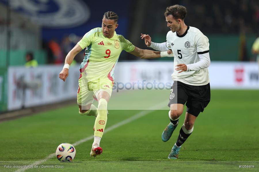Spanien U21, Deutschland U21, U21, Freundschaftsspiel, UEFA, Voetball, Sport, Le Football, Germany, Futbol, Fotball, Fussball, Deutschland, DFL, DFB, Calcio, 2024/25, Saison 2024/2025 - Bild-ID: 1058819