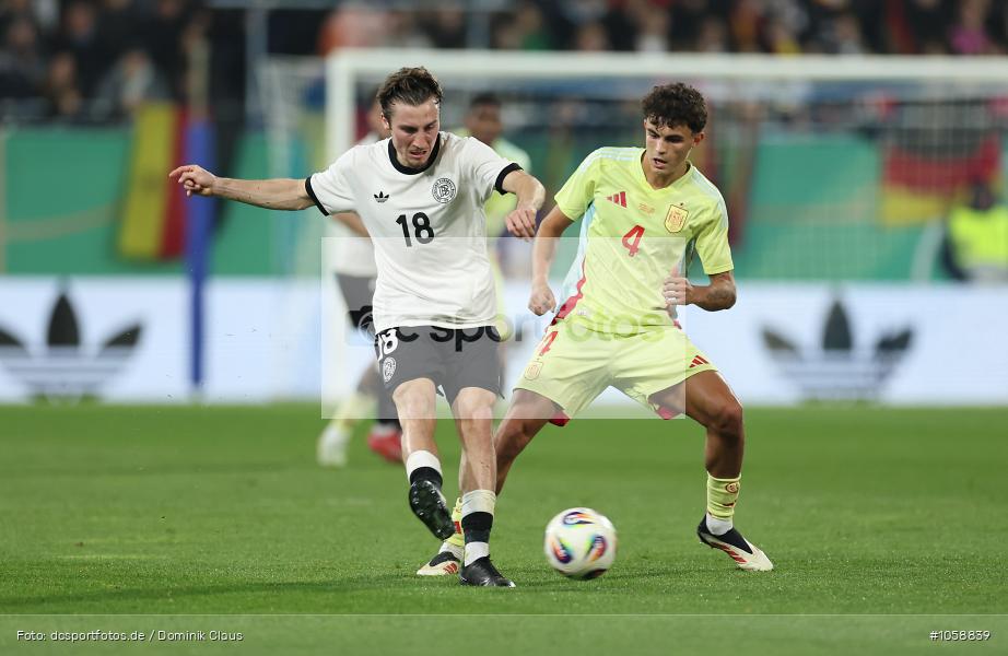 Spanien U21, Deutschland U21, U21, Freundschaftsspiel, UEFA, Voetball, Sport, Le Football, Germany, Futbol, Fotball, Fussball, Deutschland, DFL, DFB, Calcio, 2024/25, Saison 2024/2025 - Bild-ID: 1058839