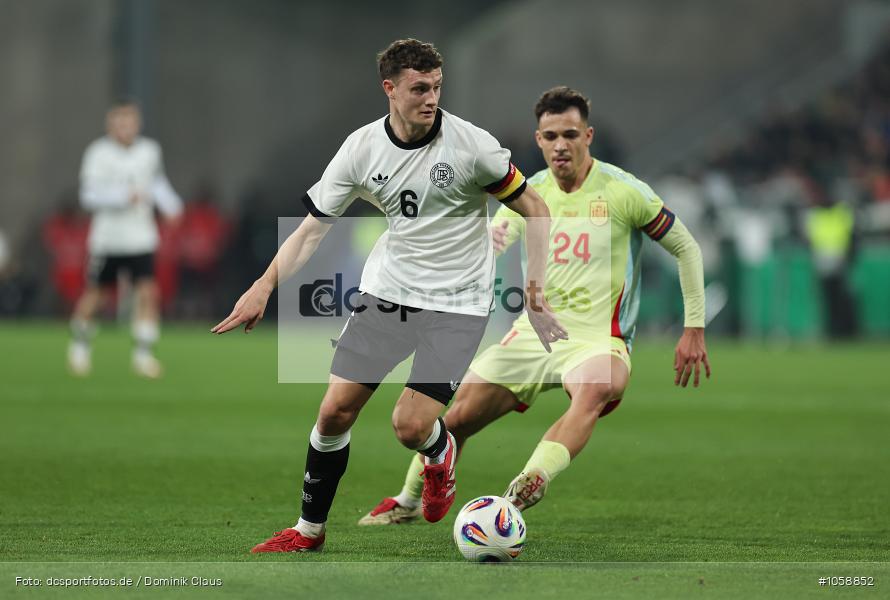 Spanien U21, Deutschland U21, U21, Freundschaftsspiel, UEFA, Voetball, Sport, Le Football, Germany, Futbol, Fotball, Fussball, Deutschland, DFL, DFB, Calcio, 2024/25, Saison 2024/2025 - Bild-ID: 1058852 Spanien U21, Deutschland U21, U21, Freundschaftsspiel, UEFA, Voetball, Sport, Le Football, Germany, Futbol, Fotball, Fussball, Deutschland, DFL, DFB, Calcio, 2024/25, Saison 2024/2025 - Bild-ID: 1058852