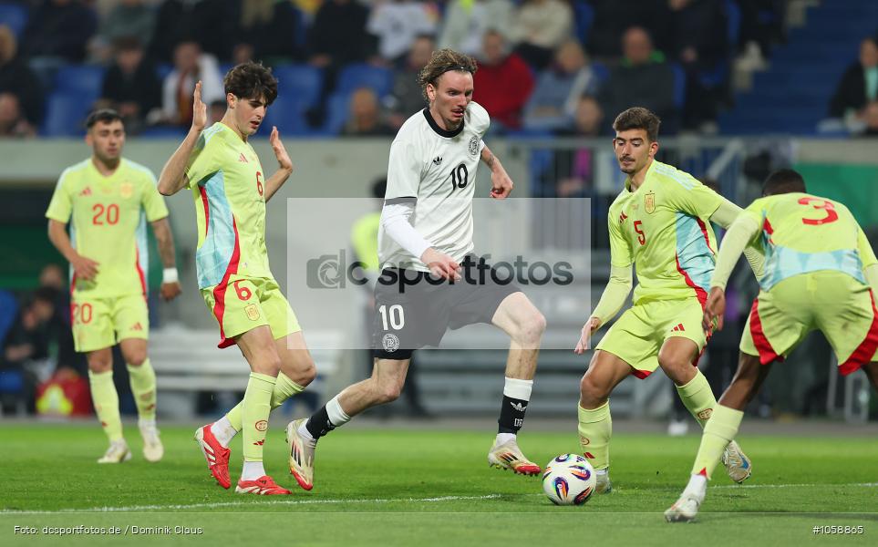 Spanien U21, Deutschland U21, U21, Freundschaftsspiel, UEFA, Voetball, Sport, Le Football, Germany, Futbol, Fotball, Fussball, Deutschland, DFL, DFB, Calcio, 2024/25, Saison 2024/2025 - Bild-ID: 1058865