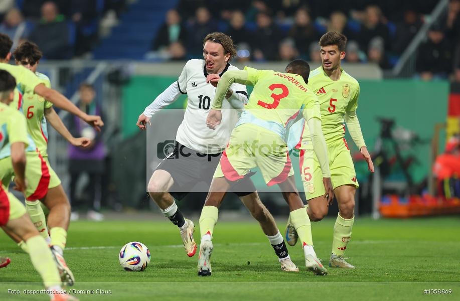 Spanien U21, Deutschland U21, U21, Freundschaftsspiel, UEFA, Voetball, Sport, Le Football, Germany, Futbol, Fotball, Fussball, Deutschland, DFL, DFB, Calcio, 2024/25, Saison 2024/2025 - Bild-ID: 1058869
