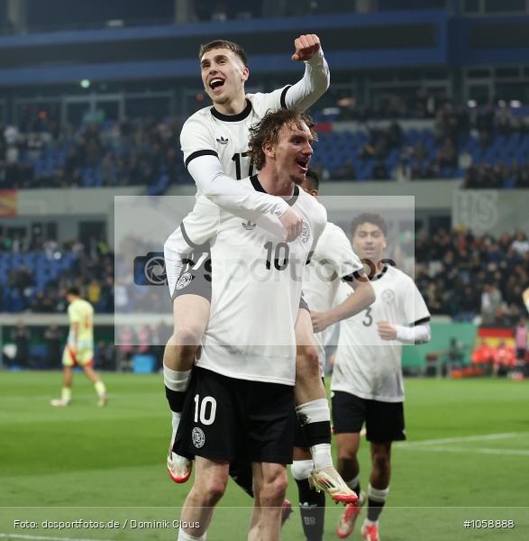 Spanien U21, Deutschland U21, U21, Freundschaftsspiel, UEFA, Voetball, Sport, Le Football, Germany, Futbol, Fotball, Fussball, Deutschland, DFL, DFB, Calcio, 2024/25, Saison 2024/2025 - Bild-ID: 1058888