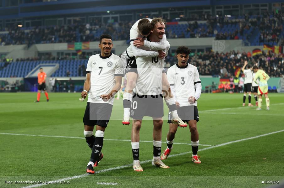 Spanien U21, Deutschland U21, U21, Freundschaftsspiel, UEFA, Voetball, Sport, Le Football, Germany, Futbol, Fotball, Fussball, Deutschland, DFL, DFB, Calcio, 2024/25, Saison 2024/2025 - Bild-ID: 1058892