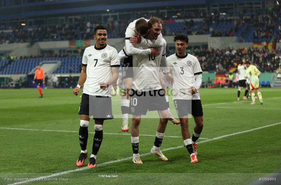Spanien U21, Deutschland U21, U21, Freundschaftsspiel, UEFA, Voetball, Sport, Le Football, Germany, Futbol, Fotball, Fussball, Deutschland, DFL, DFB, Calcio, 2024/25, Saison 2024/2025 - Bild-ID: 1058893