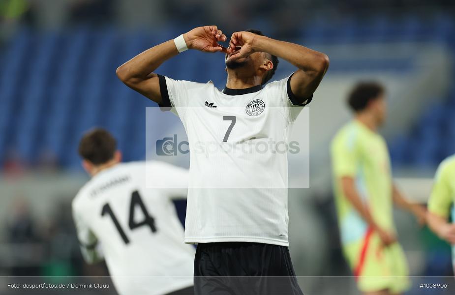 Spanien U21, Deutschland U21, U21, Freundschaftsspiel, UEFA, Voetball, Sport, Le Football, Germany, Futbol, Fotball, Fussball, Deutschland, DFL, DFB, Calcio, 2024/25, Saison 2024/2025 - Bild-ID: 1058906
