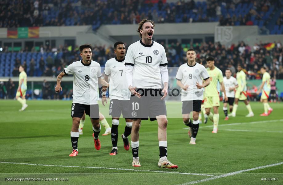 Spanien U21, Deutschland U21, U21, Freundschaftsspiel, UEFA, Voetball, Sport, Le Football, Germany, Futbol, Fotball, Fussball, Deutschland, DFL, DFB, Calcio, 2024/25, Saison 2024/2025 - Bild-ID: 1058907