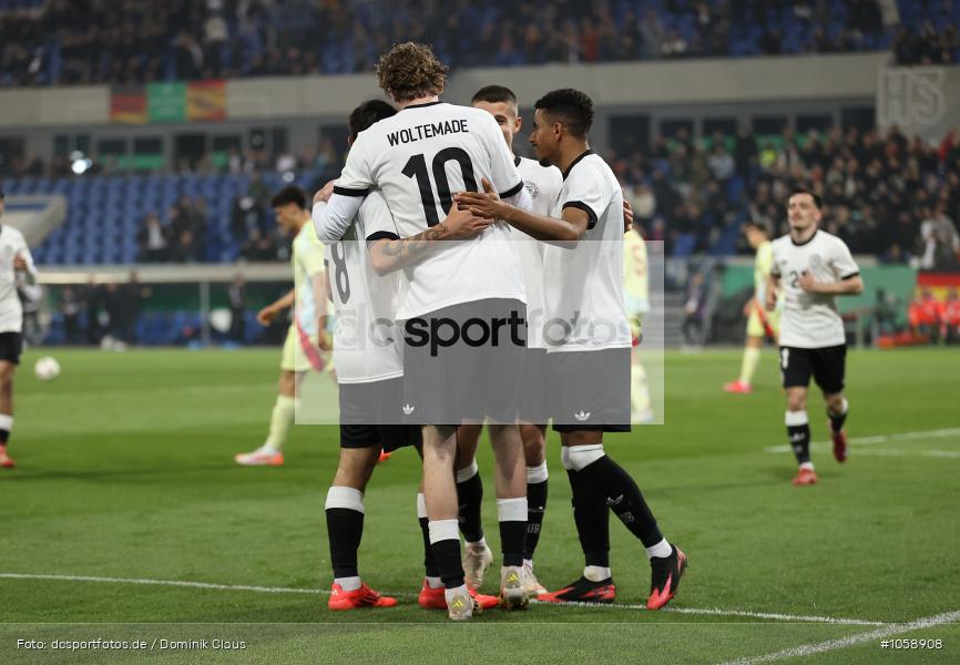 Spanien U21, Deutschland U21, U21, Freundschaftsspiel, UEFA, Voetball, Sport, Le Football, Germany, Futbol, Fotball, Fussball, Deutschland, DFL, DFB, Calcio, 2024/25, Saison 2024/2025 - Bild-ID: 1058908