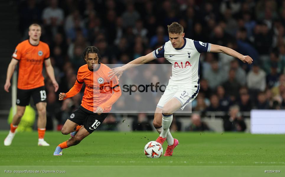 Eintracht Frankfurt, Tottenham Hotspur, EL, Europa League, UEFA Europa League, UEFA, Voetball, Sport, Le Football, Germany, Futbol, Fotball, Fussball, Deutschland, DFL, DFB, Calcio, 2024/25, Saison 2024/2025 - Bild-ID: 1059189 Eintracht Frankfurt, Tottenham Hotspur, EL, Europa League, UEFA Europa League, UEFA, Voetball, Sport, Le Football, Germany, Futbol, Fotball, Fussball, Deutschland, DFL, DFB, Calcio, 2024/25, Saison 2024/2025 - Bild-ID: 1059189