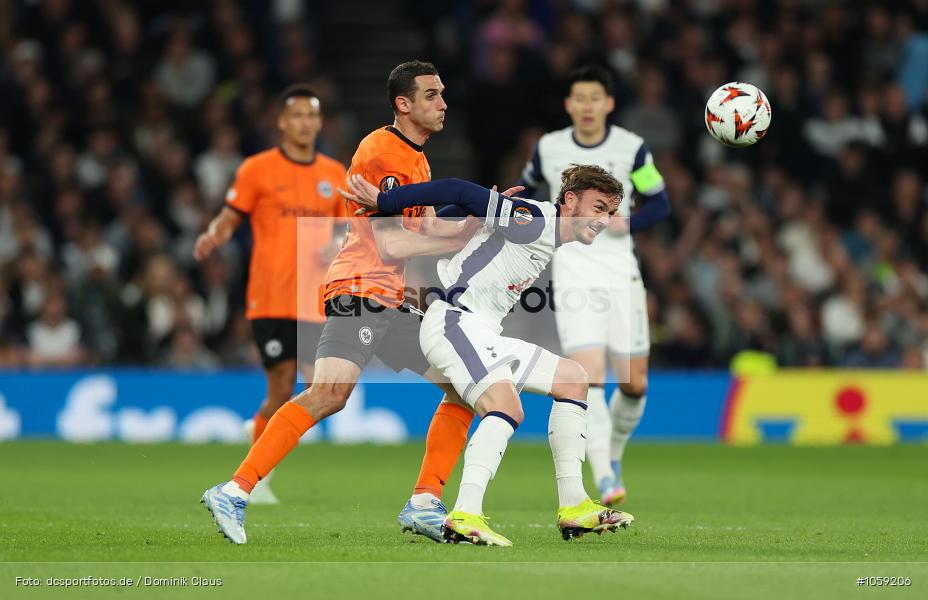 Eintracht Frankfurt, Tottenham Hotspur, EL, Europa League, UEFA Europa League, UEFA, Voetball, Sport, Le Football, Germany, Futbol, Fotball, Fussball, Deutschland, DFL, DFB, Calcio, 2024/25, Saison 2024/2025 - Bild-ID: 1059206 Eintracht Frankfurt, Tottenham Hotspur, EL, Europa League, UEFA Europa League, UEFA, Voetball, Sport, Le Football, Germany, Futbol, Fotball, Fussball, Deutschland, DFL, DFB, Calcio, 2024/25, Saison 2024/2025 - Bild-ID: 1059206