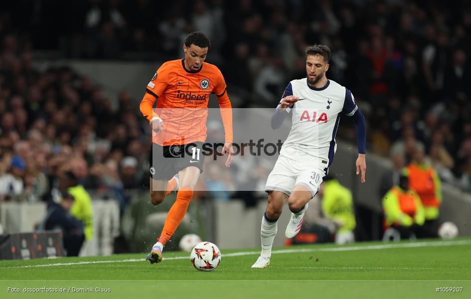 Eintracht Frankfurt, Tottenham Hotspur, EL, Europa League, UEFA Europa League, UEFA, Voetball, Sport, Le Football, Germany, Futbol, Fotball, Fussball, Deutschland, DFL, DFB, Calcio, 2024/25, Saison 2024/2025 - Bild-ID: 1059207 Eintracht Frankfurt, Tottenham Hotspur, EL, Europa League, UEFA Europa League, UEFA, Voetball, Sport, Le Football, Germany, Futbol, Fotball, Fussball, Deutschland, DFL, DFB, Calcio, 2024/25, Saison 2024/2025 - Bild-ID: 1059207
