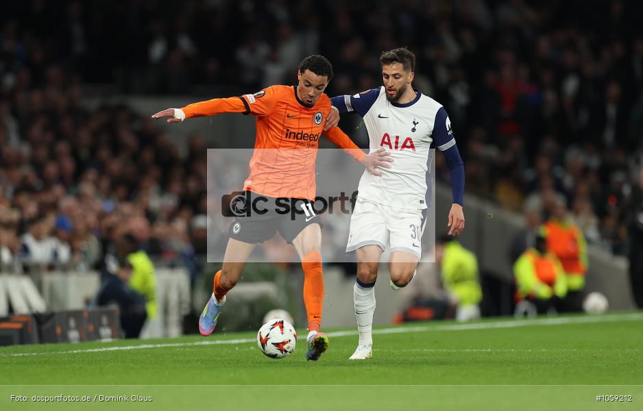 Eintracht Frankfurt, Tottenham Hotspur, EL, Europa League, UEFA Europa League, UEFA, Voetball, Sport, Le Football, Germany, Futbol, Fotball, Fussball, Deutschland, DFL, DFB, Calcio, 2024/25, Saison 2024/2025 - Bild-ID: 1059212 Eintracht Frankfurt, Tottenham Hotspur, EL, Europa League, UEFA Europa League, UEFA, Voetball, Sport, Le Football, Germany, Futbol, Fotball, Fussball, Deutschland, DFL, DFB, Calcio, 2024/25, Saison 2024/2025 - Bild-ID: 1059212