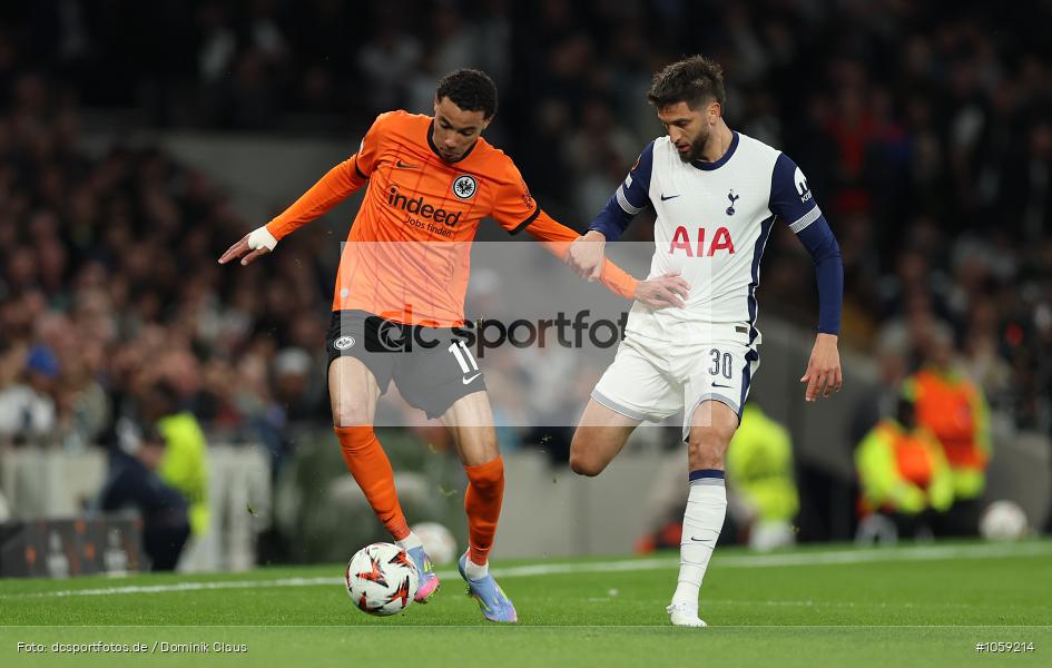 Eintracht Frankfurt, Tottenham Hotspur, EL, Europa League, UEFA Europa League, UEFA, Voetball, Sport, Le Football, Germany, Futbol, Fotball, Fussball, Deutschland, DFL, DFB, Calcio, 2024/25, Saison 2024/2025 - Bild-ID: 1059214 Eintracht Frankfurt, Tottenham Hotspur, EL, Europa League, UEFA Europa League, UEFA, Voetball, Sport, Le Football, Germany, Futbol, Fotball, Fussball, Deutschland, DFL, DFB, Calcio, 2024/25, Saison 2024/2025 - Bild-ID: 1059214