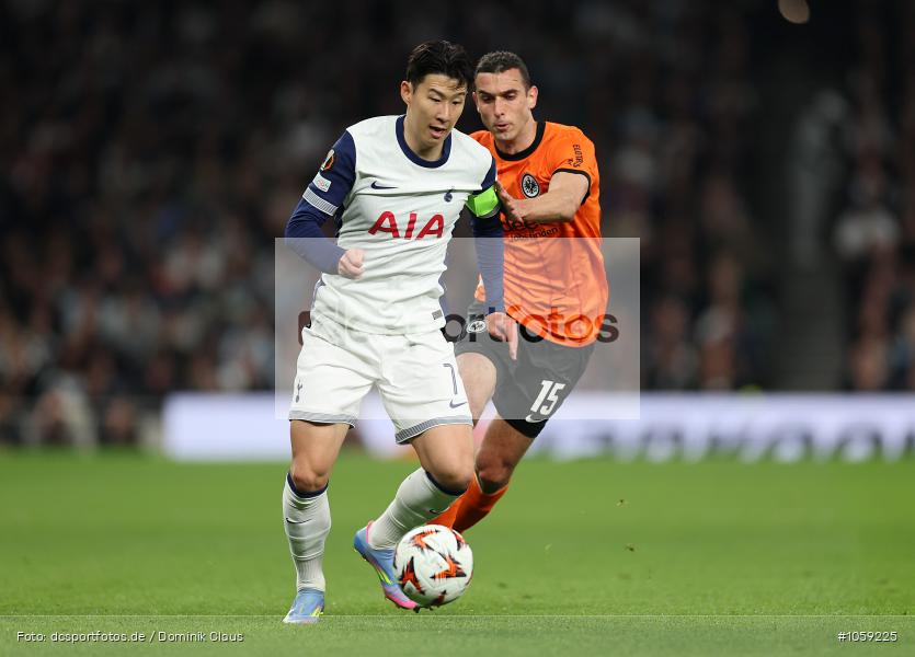 Eintracht Frankfurt, Tottenham Hotspur, EL, Europa League, UEFA Europa League, UEFA, Voetball, Sport, Le Football, Germany, Futbol, Fotball, Fussball, Deutschland, DFL, DFB, Calcio, 2024/25, Saison 2024/2025 - Bild-ID: 1059225 Eintracht Frankfurt, Tottenham Hotspur, EL, Europa League, UEFA Europa League, UEFA, Voetball, Sport, Le Football, Germany, Futbol, Fotball, Fussball, Deutschland, DFL, DFB, Calcio, 2024/25, Saison 2024/2025 - Bild-ID: 1059225