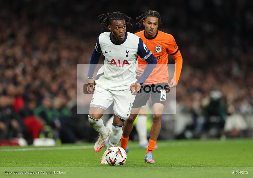 Eintracht Frankfurt, Tottenham Hotspur, EL, Europa League, UEFA Europa League, UEFA, Voetball, Sport, Le Football, Germany, Futbol, Fotball, Fussball, Deutschland, DFL, DFB, Calcio, 2024/25, Saison 2024/2025 - Bild-ID: 1059232 Eintracht Frankfurt, Tottenham Hotspur, EL, Europa League, UEFA Europa League, UEFA, Voetball, Sport, Le Football, Germany, Futbol, Fotball, Fussball, Deutschland, DFL, DFB, Calcio, 2024/25, Saison 2024/2025 - Bild-ID: 1059232
