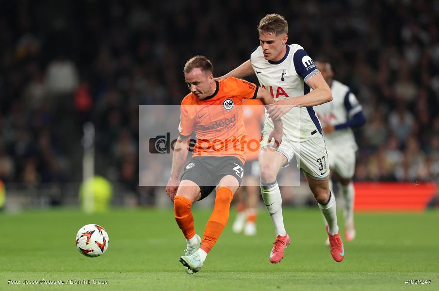 Eintracht Frankfurt, Tottenham Hotspur, EL, Europa League, UEFA Europa League, UEFA, Voetball, Sport, Le Football, Germany, Futbol, Fotball, Fussball, Deutschland, DFL, DFB, Calcio, 2024/25, Saison 2024/2025 - Bild-ID: 1059247 Eintracht Frankfurt, Tottenham Hotspur, EL, Europa League, UEFA Europa League, UEFA, Voetball, Sport, Le Football, Germany, Futbol, Fotball, Fussball, Deutschland, DFL, DFB, Calcio, 2024/25, Saison 2024/2025 - Bild-ID: 1059247