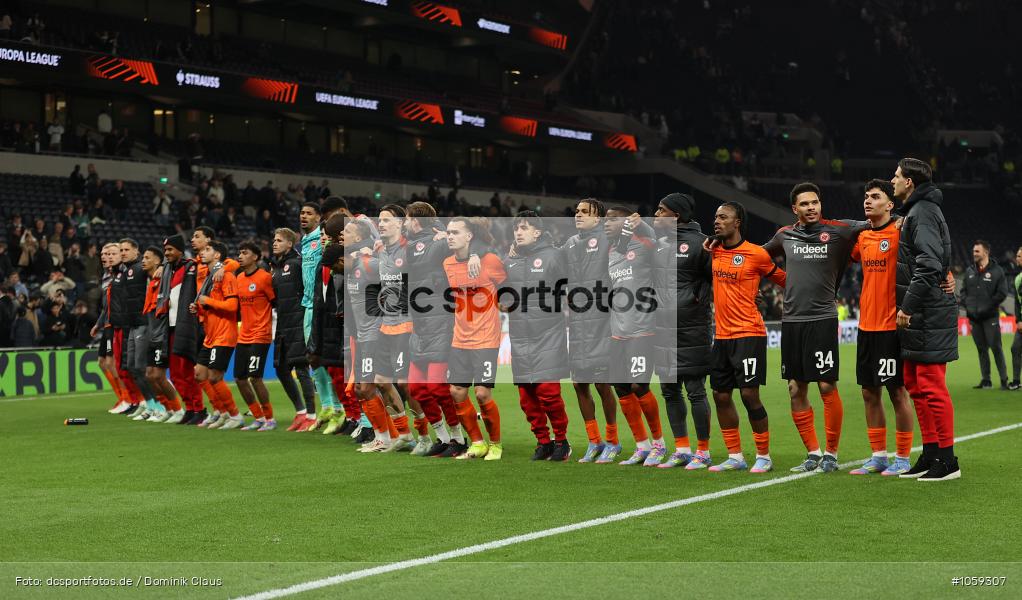 Eintracht Frankfurt, Tottenham Hotspur, EL, Europa League, UEFA Europa League, UEFA, Voetball, Sport, Le Football, Germany, Futbol, Fotball, Fussball, Deutschland, DFL, DFB, Calcio, 2024/25, Saison 2024/2025 - Bild-ID: 1059307 Eintracht Frankfurt, Tottenham Hotspur, EL, Europa League, UEFA Europa League, UEFA, Voetball, Sport, Le Football, Germany, Futbol, Fotball, Fussball, Deutschland, DFL, DFB, Calcio, 2024/25, Saison 2024/2025 - Bild-ID: 1059307
