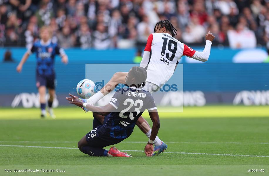1. FC Heidenheim, Eintracht Frankfurt, Bundesliga, Voetball, Sport, Le Football, Germany, Futbol, Fotball, Fussball, Deutschland, DFL, DFB, Calcio, 2024/25, Saison 2024/2025 - Bild-ID: 1059443