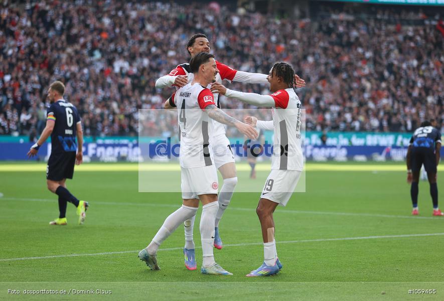 1. FC Heidenheim, Eintracht Frankfurt, Bundesliga, Voetball, Sport, Le Football, Germany, Futbol, Fotball, Fussball, Deutschland, DFL, DFB, Calcio, 2024/25, Saison 2024/2025 - Bild-ID: 1059455