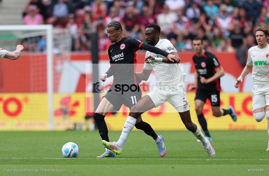 Eintracht Frankfurt, FC Augsburg, 1. Bundesliga, Bundesliga, Voetball, Sport, Le Football, Germany, Futbol, Fotball, Fussball, Deutschland, DFL, DFB, Calcio, 2024/25, Saison 2024/2025 - Bild-ID: 1059699 Eintracht Frankfurt, FC Augsburg, 1. Bundesliga, Bundesliga, Voetball, Sport, Le Football, Germany, Futbol, Fotball, Fussball, Deutschland, DFL, DFB, Calcio, 2024/25, Saison 2024/2025 - Bild-ID: 1059699