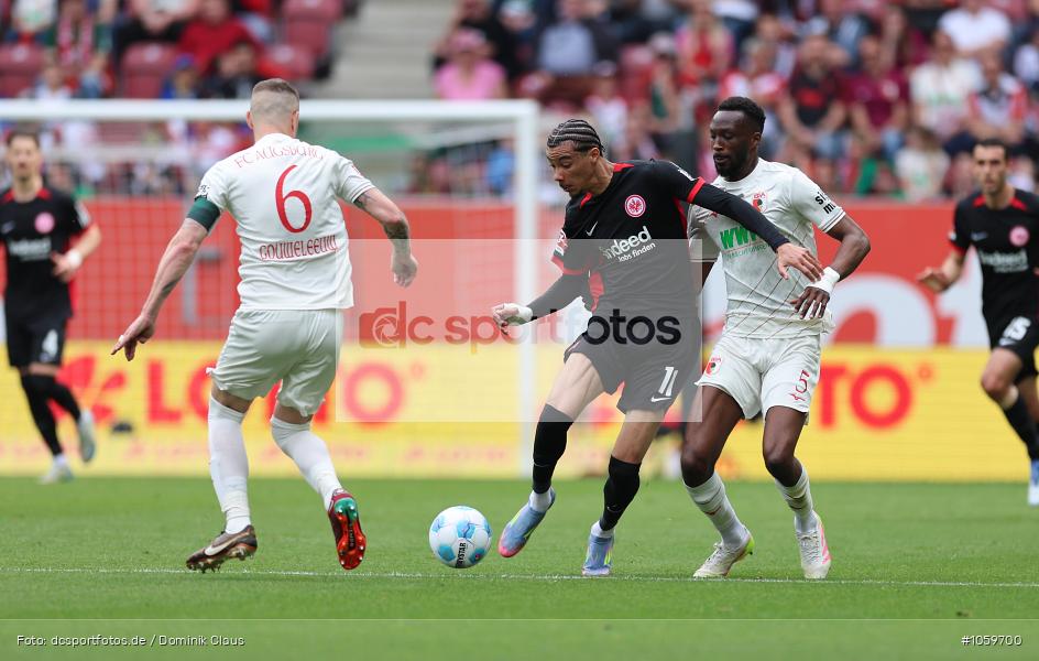 Eintracht Frankfurt, FC Augsburg, 1. Bundesliga, Bundesliga, Voetball, Sport, Le Football, Germany, Futbol, Fotball, Fussball, Deutschland, DFL, DFB, Calcio, 2024/25, Saison 2024/2025 - Bild-ID: 1059700 Eintracht Frankfurt, FC Augsburg, 1. Bundesliga, Bundesliga, Voetball, Sport, Le Football, Germany, Futbol, Fotball, Fussball, Deutschland, DFL, DFB, Calcio, 2024/25, Saison 2024/2025 - Bild-ID: 1059700