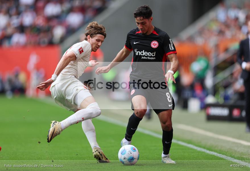 Eintracht Frankfurt, FC Augsburg, 1. Bundesliga, Bundesliga, Voetball, Sport, Le Football, Germany, Futbol, Fotball, Fussball, Deutschland, DFL, DFB, Calcio, 2024/25, Saison 2024/2025 - Bild-ID: 1059707 Eintracht Frankfurt, FC Augsburg, 1. Bundesliga, Bundesliga, Voetball, Sport, Le Football, Germany, Futbol, Fotball, Fussball, Deutschland, DFL, DFB, Calcio, 2024/25, Saison 2024/2025 - Bild-ID: 1059707