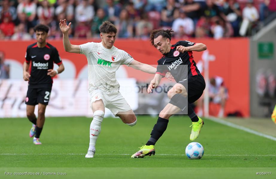 Eintracht Frankfurt, FC Augsburg, 1. Bundesliga, Bundesliga, Voetball, Sport, Le Football, Germany, Futbol, Fotball, Fussball, Deutschland, DFL, DFB, Calcio, 2024/25, Saison 2024/2025 - Bild-ID: 1059717 Eintracht Frankfurt, FC Augsburg, 1. Bundesliga, Bundesliga, Voetball, Sport, Le Football, Germany, Futbol, Fotball, Fussball, Deutschland, DFL, DFB, Calcio, 2024/25, Saison 2024/2025 - Bild-ID: 1059717