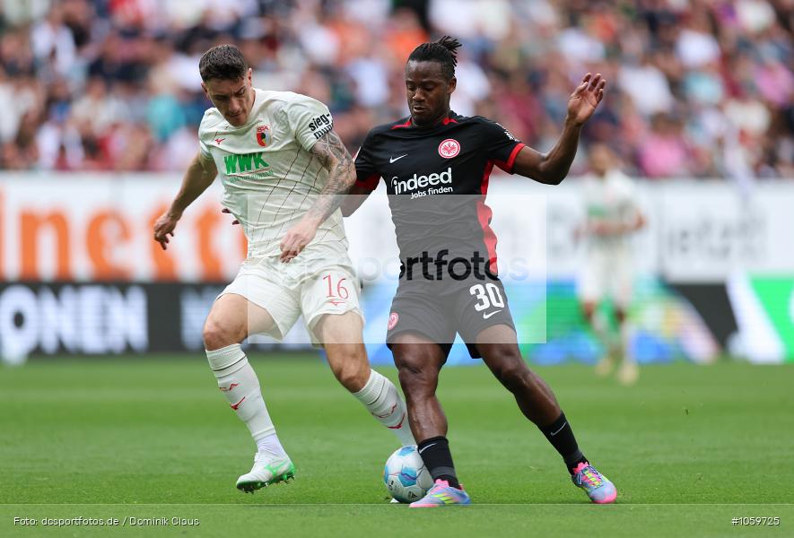 Eintracht Frankfurt, FC Augsburg, 1. Bundesliga, Bundesliga, Voetball, Sport, Le Football, Germany, Futbol, Fotball, Fussball, Deutschland, DFL, DFB, Calcio, 2024/25, Saison 2024/2025 - Bild-ID: 1059725