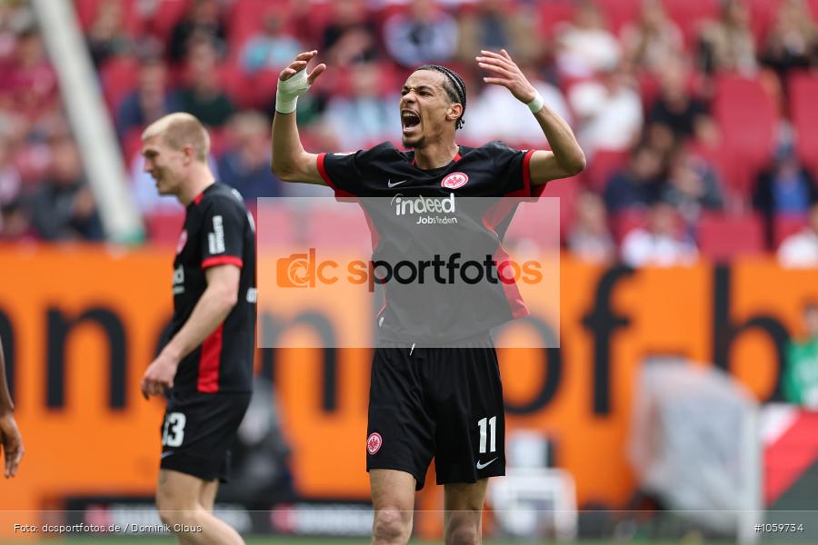 Eintracht Frankfurt, FC Augsburg, 1. Bundesliga, Bundesliga, Voetball, Sport, Le Football, Germany, Futbol, Fotball, Fussball, Deutschland, DFL, DFB, Calcio, 2024/25, Saison 2024/2025 - Bild-ID: 1059734 Eintracht Frankfurt, FC Augsburg, 1. Bundesliga, Bundesliga, Voetball, Sport, Le Football, Germany, Futbol, Fotball, Fussball, Deutschland, DFL, DFB, Calcio, 2024/25, Saison 2024/2025 - Bild-ID: 1059734