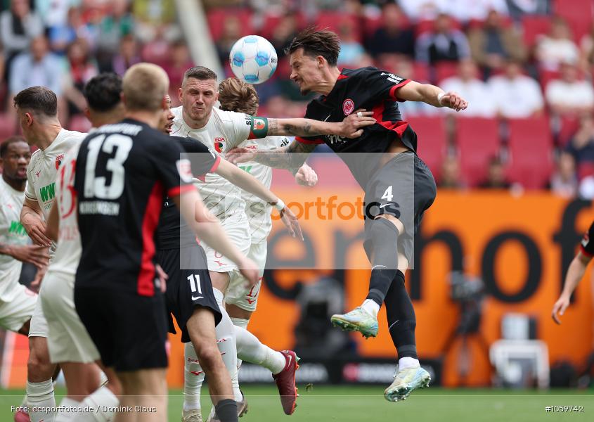 Eintracht Frankfurt, FC Augsburg, 1. Bundesliga, Bundesliga, Voetball, Sport, Le Football, Germany, Futbol, Fotball, Fussball, Deutschland, DFL, DFB, Calcio, 2024/25, Saison 2024/2025 - Bild-ID: 1059742 Eintracht Frankfurt, FC Augsburg, 1. Bundesliga, Bundesliga, Voetball, Sport, Le Football, Germany, Futbol, Fotball, Fussball, Deutschland, DFL, DFB, Calcio, 2024/25, Saison 2024/2025 - Bild-ID: 1059742