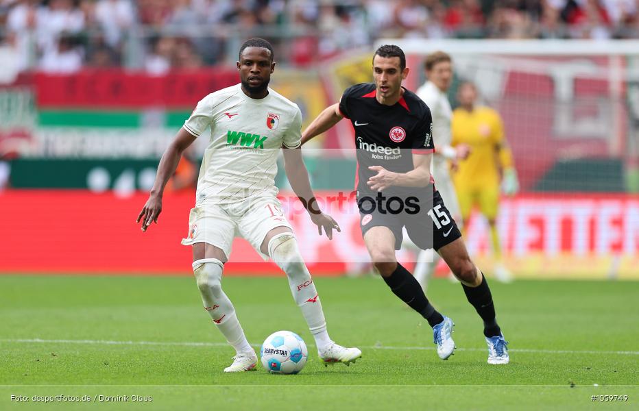 Eintracht Frankfurt, FC Augsburg, 1. Bundesliga, Bundesliga, Voetball, Sport, Le Football, Germany, Futbol, Fotball, Fussball, Deutschland, DFL, DFB, Calcio, 2024/25, Saison 2024/2025 - Bild-ID: 1059749 Eintracht Frankfurt, FC Augsburg, 1. Bundesliga, Bundesliga, Voetball, Sport, Le Football, Germany, Futbol, Fotball, Fussball, Deutschland, DFL, DFB, Calcio, 2024/25, Saison 2024/2025 - Bild-ID: 1059749