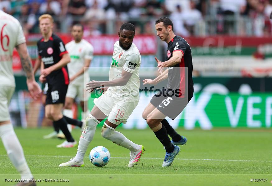 Eintracht Frankfurt, FC Augsburg, 1. Bundesliga, Bundesliga, Voetball, Sport, Le Football, Germany, Futbol, Fotball, Fussball, Deutschland, DFL, DFB, Calcio, 2024/25, Saison 2024/2025 - Bild-ID: 1059757 Eintracht Frankfurt, FC Augsburg, 1. Bundesliga, Bundesliga, Voetball, Sport, Le Football, Germany, Futbol, Fotball, Fussball, Deutschland, DFL, DFB, Calcio, 2024/25, Saison 2024/2025 - Bild-ID: 1059757