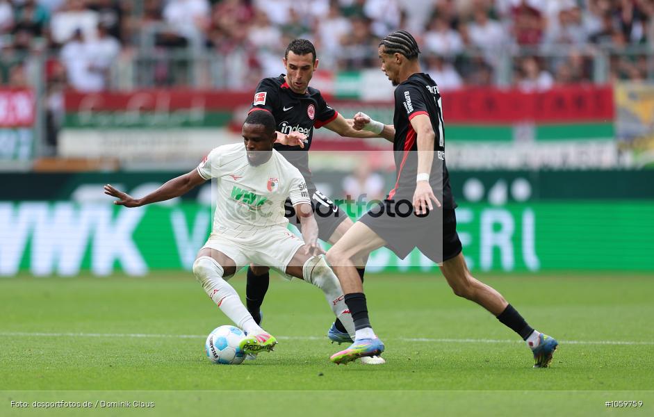 Eintracht Frankfurt, FC Augsburg, 1. Bundesliga, Bundesliga, Voetball, Sport, Le Football, Germany, Futbol, Fotball, Fussball, Deutschland, DFL, DFB, Calcio, 2024/25, Saison 2024/2025 - Bild-ID: 1059759 Eintracht Frankfurt, FC Augsburg, 1. Bundesliga, Bundesliga, Voetball, Sport, Le Football, Germany, Futbol, Fotball, Fussball, Deutschland, DFL, DFB, Calcio, 2024/25, Saison 2024/2025 - Bild-ID: 1059759