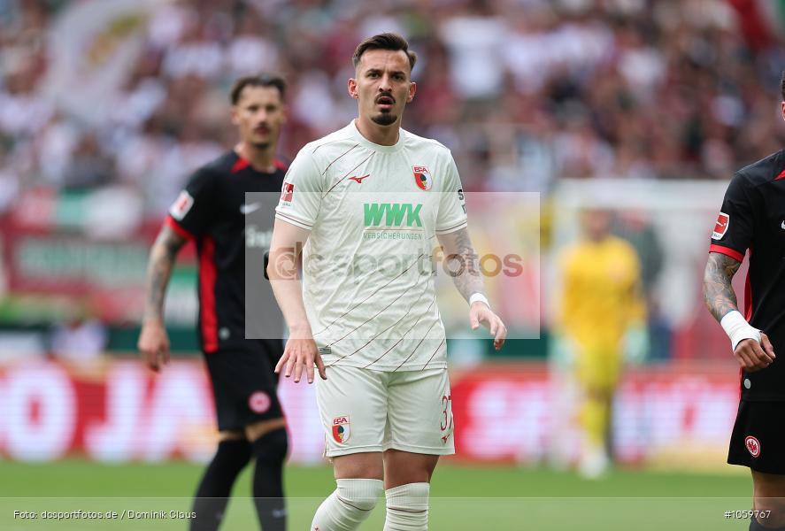 Eintracht Frankfurt, FC Augsburg, 1. Bundesliga, Bundesliga, Voetball, Sport, Le Football, Germany, Futbol, Fotball, Fussball, Deutschland, DFL, DFB, Calcio, 2024/25, Saison 2024/2025 - Bild-ID: 1059767 Eintracht Frankfurt, FC Augsburg, 1. Bundesliga, Bundesliga, Voetball, Sport, Le Football, Germany, Futbol, Fotball, Fussball, Deutschland, DFL, DFB, Calcio, 2024/25, Saison 2024/2025 - Bild-ID: 1059767